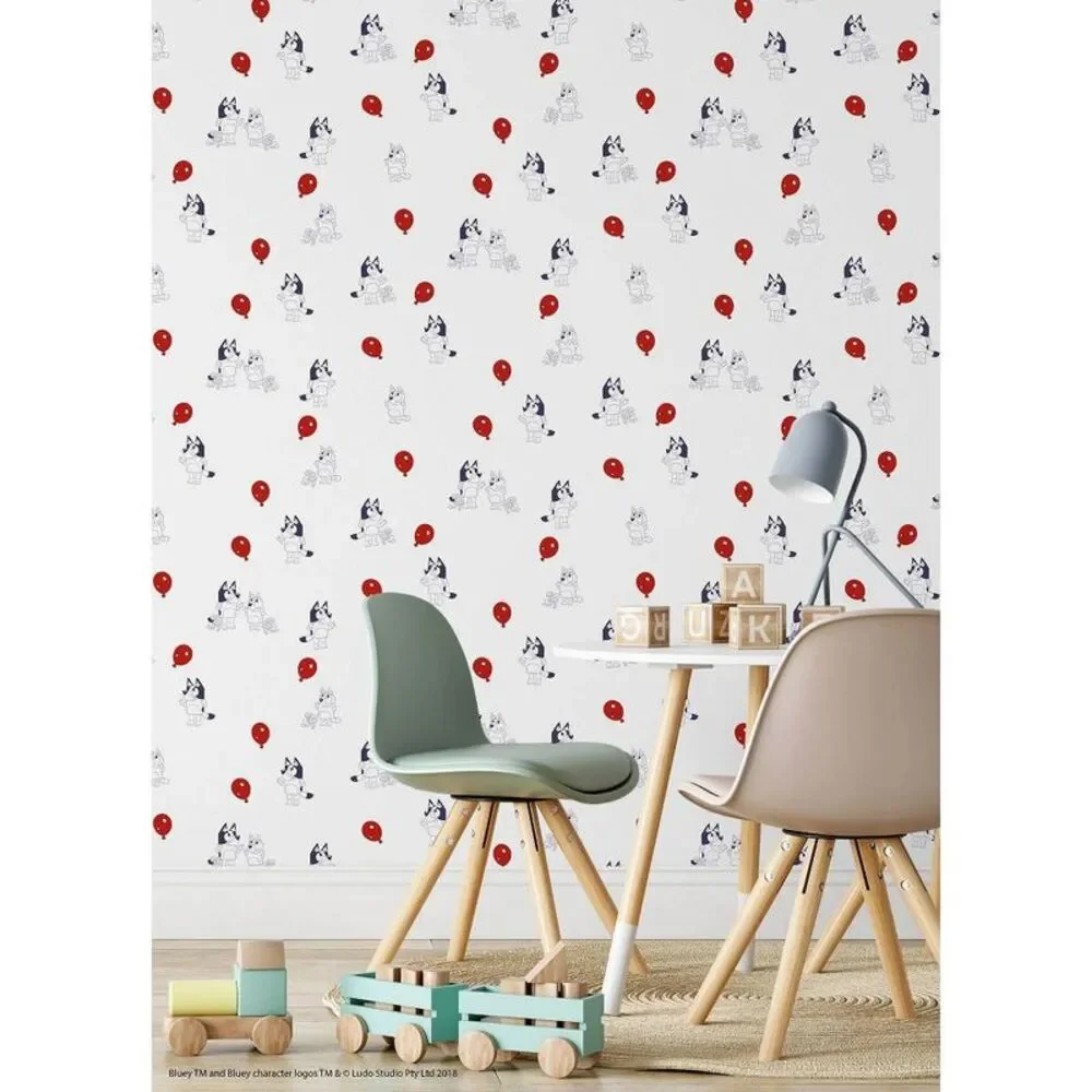 Bluey peel & stick wallpaper-partial roll